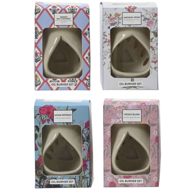 DIFFUSORE OLII ESSENZIALI H13CM CERAMICA ASSORTITI 2