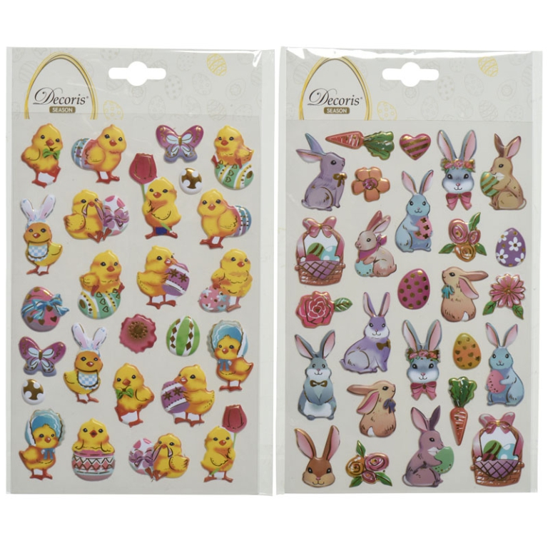 STICKERS PASQUALI SOGGETTI ASSORTITI