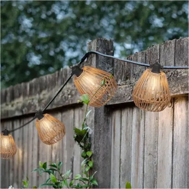 CATENA LUCI LAMPADINA    L450CM BIANCO CALDO 2