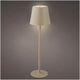 LAMPADA DA TAVOLO LED    H27CM CREMA DIMMERABILE