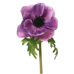 RAMO FIORE ANEMONE H50CM VIOLA