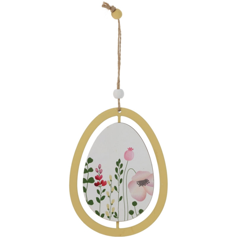 DECORO UOVO LEGNO DA APPENDERE SOGGETTI ASSORTITI 2