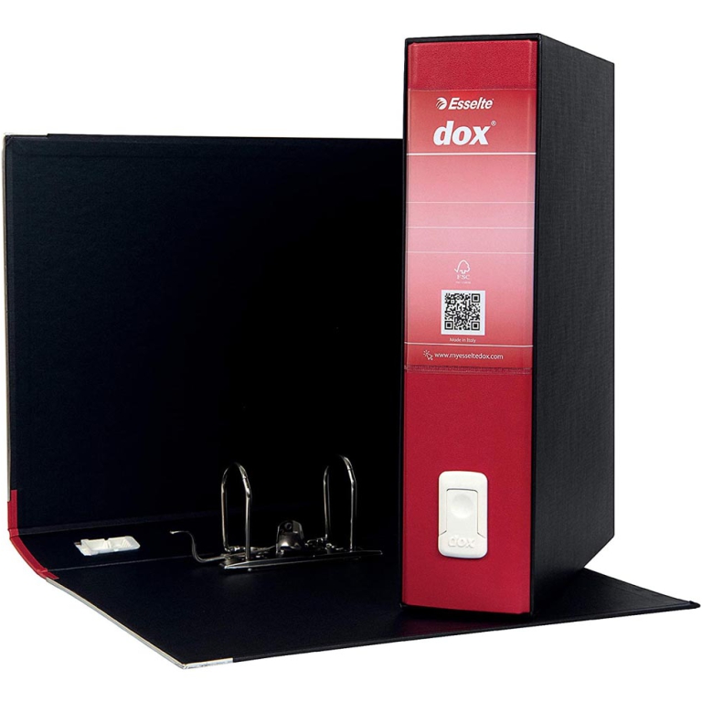 REGISTRATORI DOX 2 ROSSO DORSO 8 PROTOCOLLO