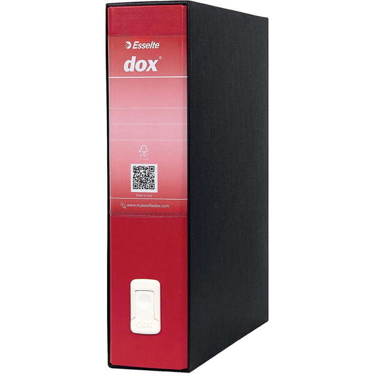 REGISTRATORI DOX 2 ROSSO DORSO 8 PROTOCOLLO 2