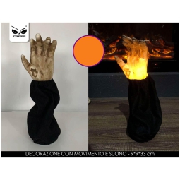 BRACCIO CON MOVIMENTO LUCE E SUONI 33CM