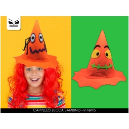 CAPPELLO ZUCCA OCCHIONI BIMBO IN FELTRO