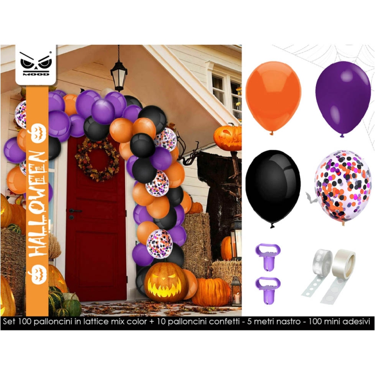 SET PALLONCINI HALLOWEEN 110PZ