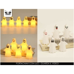 PORTACHIAVI FANTASMA CON LUCI 5CM