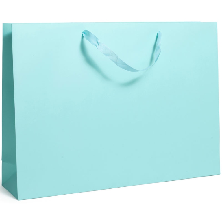 SHOPPER 45X11H32CM CELESTE 210GR