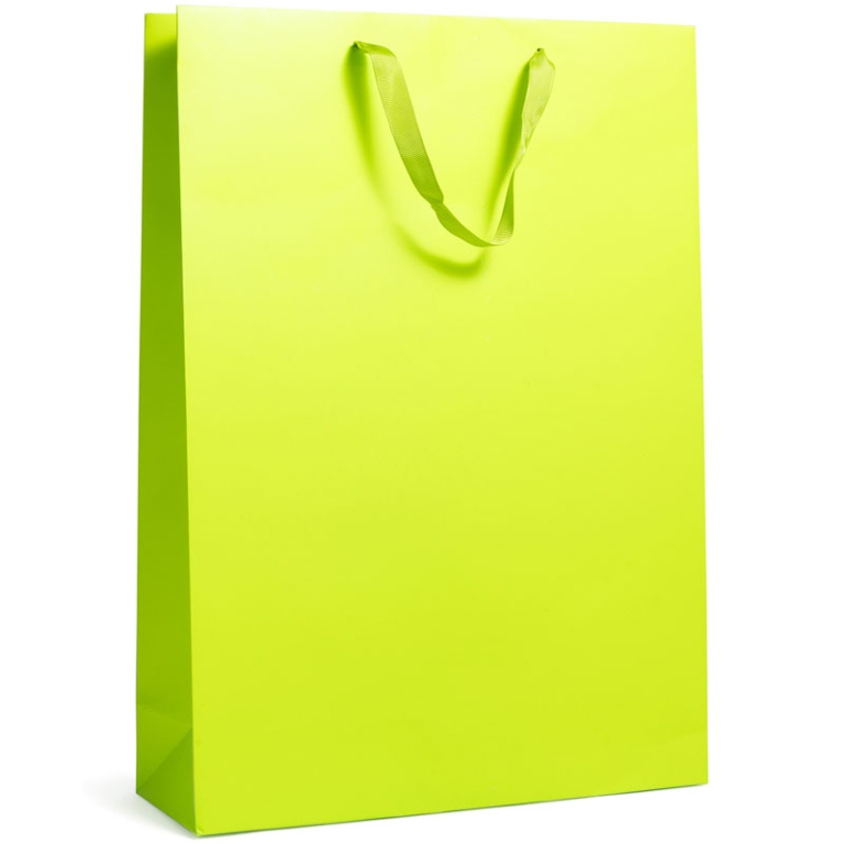 SHOPPER 32X11X45CM LIME  210GR 2