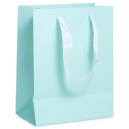 SHOPPER 18X10H23CM CELESTE 210GR