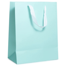 SHOPPER 26X13H33CM CELESTE 210GR