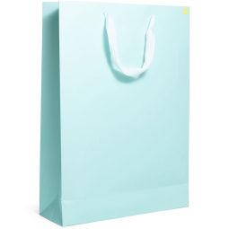 SHOPPER 32X11X45CM CELESTE 210GR