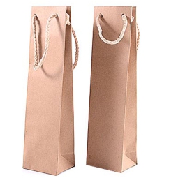 SHOPPER BOTTIGLIA OLIO   8X30X5CM KRAFT AVANA 12PZ