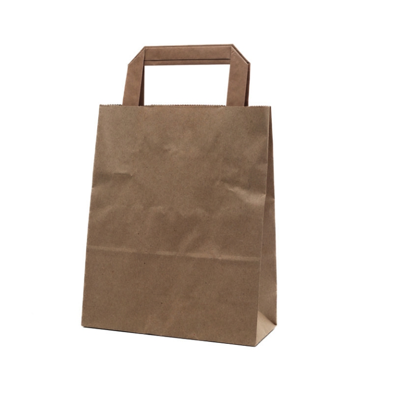 SHOPPER 32X41X12CM 25PZ  PIATTINA AVANA