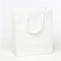 SHOPPER CARTA 14X14+7CM  LUX BIANCO