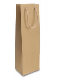 SHOPPER BOTTIGLIA 12X39X9CM KRAFT AVANA 12PZ