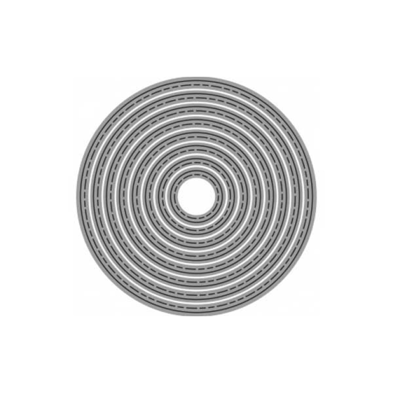 FUSTELLA CERCHI SOTTILE  120X120MM 8 SOGGETTI 2