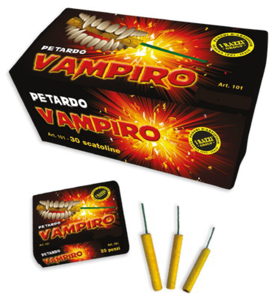 PETARDO VAMPIRO 20PZ 30SC: vendita ingrosso con consegna veloce