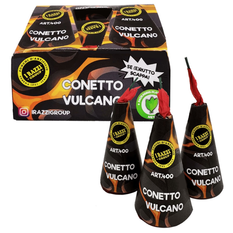 CONETTO VULCANO 3PZ