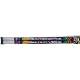 BENGALA MULTICOLOR 70CM 2PZ