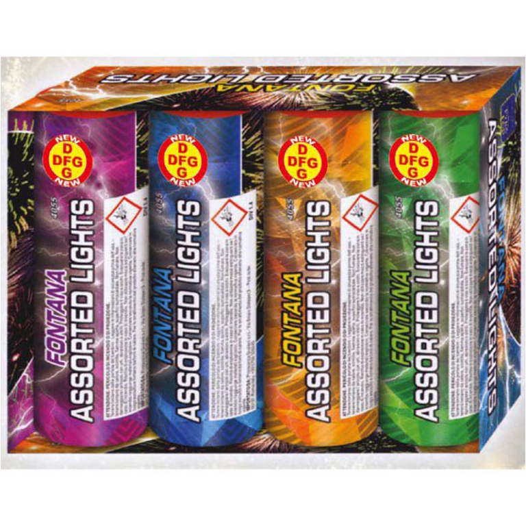 FONTANA ASSORTED LIGHTS  4PZ