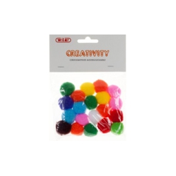 POMPON 25MM 20PZ         COLORI ASSORTITI