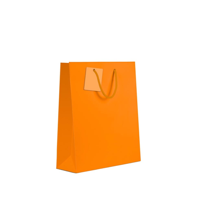 SHOPPER 26X33X13CM ARANCIO