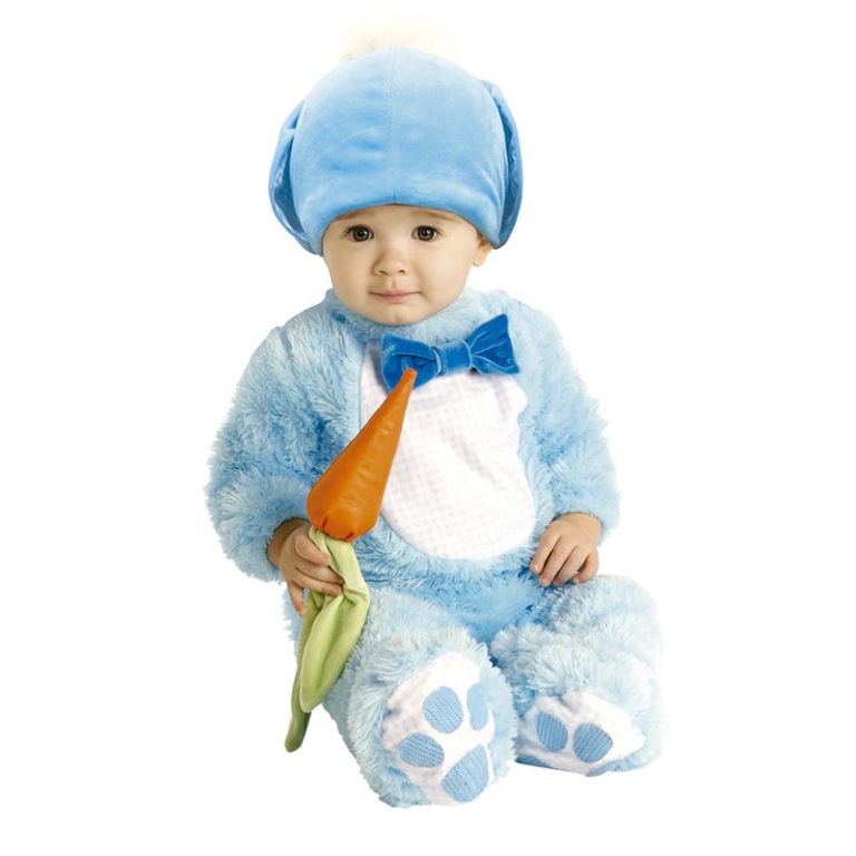 COSTUME CONIGLIO AZZURRO 12-18 MESI