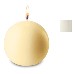 CANDELE 24PZ SFERA 3,2 CM AVORIO