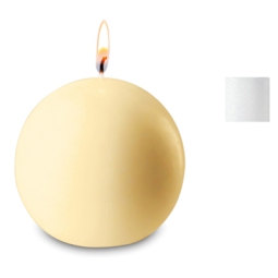 CANDELE 24PZ SFERA 3,2 CM BIANCHE