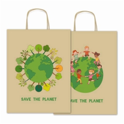SHOPPER 16X8X21 MAN CORDA DIS.153D SAVE THE PLANET