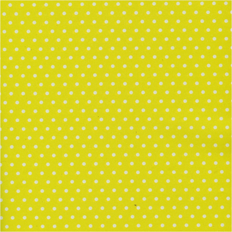 CARTA REGALO 70X100CM 10 FOGLI GIALLO POIS ECOCART