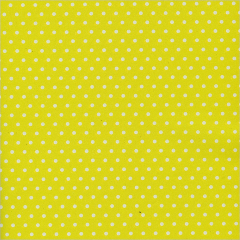 CARTA REGALO 70X100CM 10 FOGLI GIALLO POIS ECOCART 2