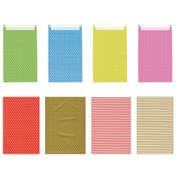 SACCHETTI REX PACK 50PZ  42X65CM C/PATELLA GRAPHIC