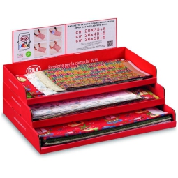 EXPO BANCO REXPACK ASSORTITI  150PZ C/PATELLA ADESIVA