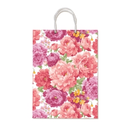 SHOPPER 21X12X26 MAN CORDA DIS.022E PEONIE