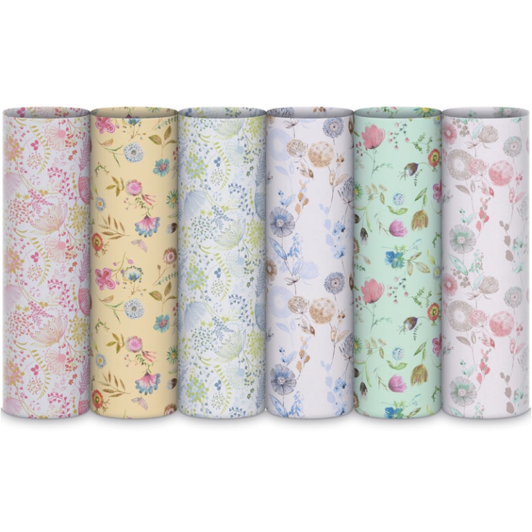 ROTOLO CARTA REGALO 70CMX2MT FIORI DI CAMPO