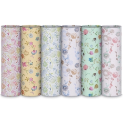 CARTA REGALO 70X100CM 100 FOGLI ECOCARTA FIORI