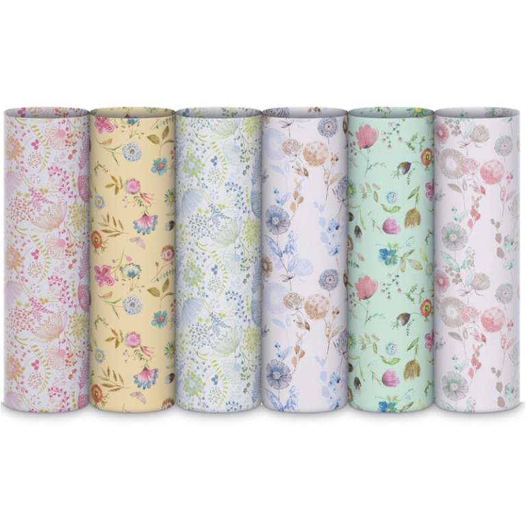 CARTA REGALO 70X100CM 100 FOGLI ECOCARTA FIORI