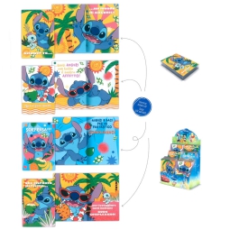 BIGLIETTI AUGURI 48PZ    DISNEY STITCH EXPO