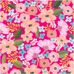 CARTA REGALO 70X100CM 10 FOGLI FANTASIA MAXI FIORI