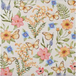 CARTA REGALO 70X100 10FG BUTTERFLY FLORAL