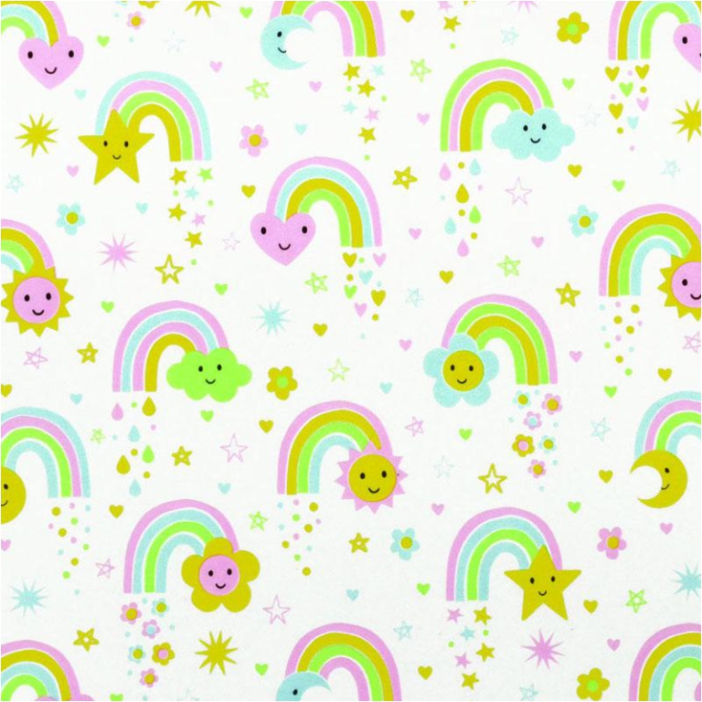 CARTA REGALO 70X100 10FG RAIMBOW BABY SHOWER