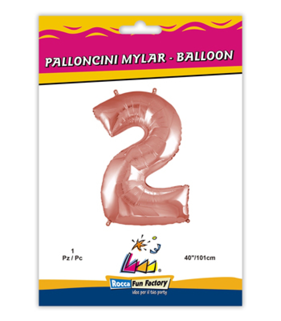 Palloncino mylar scritta LOVE rosa gold 108x64cm – Palloncini On Line