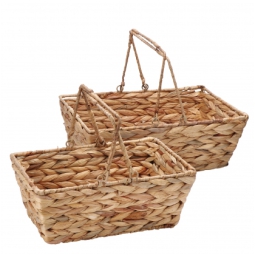 SET 2 CESTINI RETTANGOLARI 30X21X12H E 35X26X13H