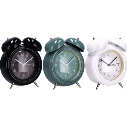 OROLOGIO SVEGLIA 15X7H18CM VINTAGE COLORI ASSORTITI
