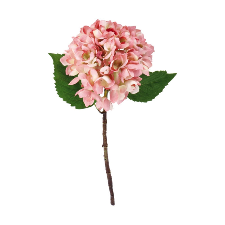 RAMO FIORE ORTENSIA H52CM ROSA