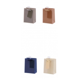 SHOPPER 11,5X6,5H15CM 4  COLORI ASSORTITI