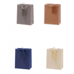 SHOPPER 18X10H23CM 4 COLORI ASSORTITI